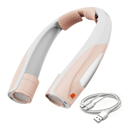 Ultra-Long Battery Life: 6-20 Hours, Dual Wind Speeds, Super Quiet Brushless Motor, 3000mAh*2, Durable USB Charging, Soft Silicone Neck Strap, Ideal for Work, Travel, Sports, and Outdoor Activities, Outdoor Sports Fan|Ergonomic Neckband Fan|Durable