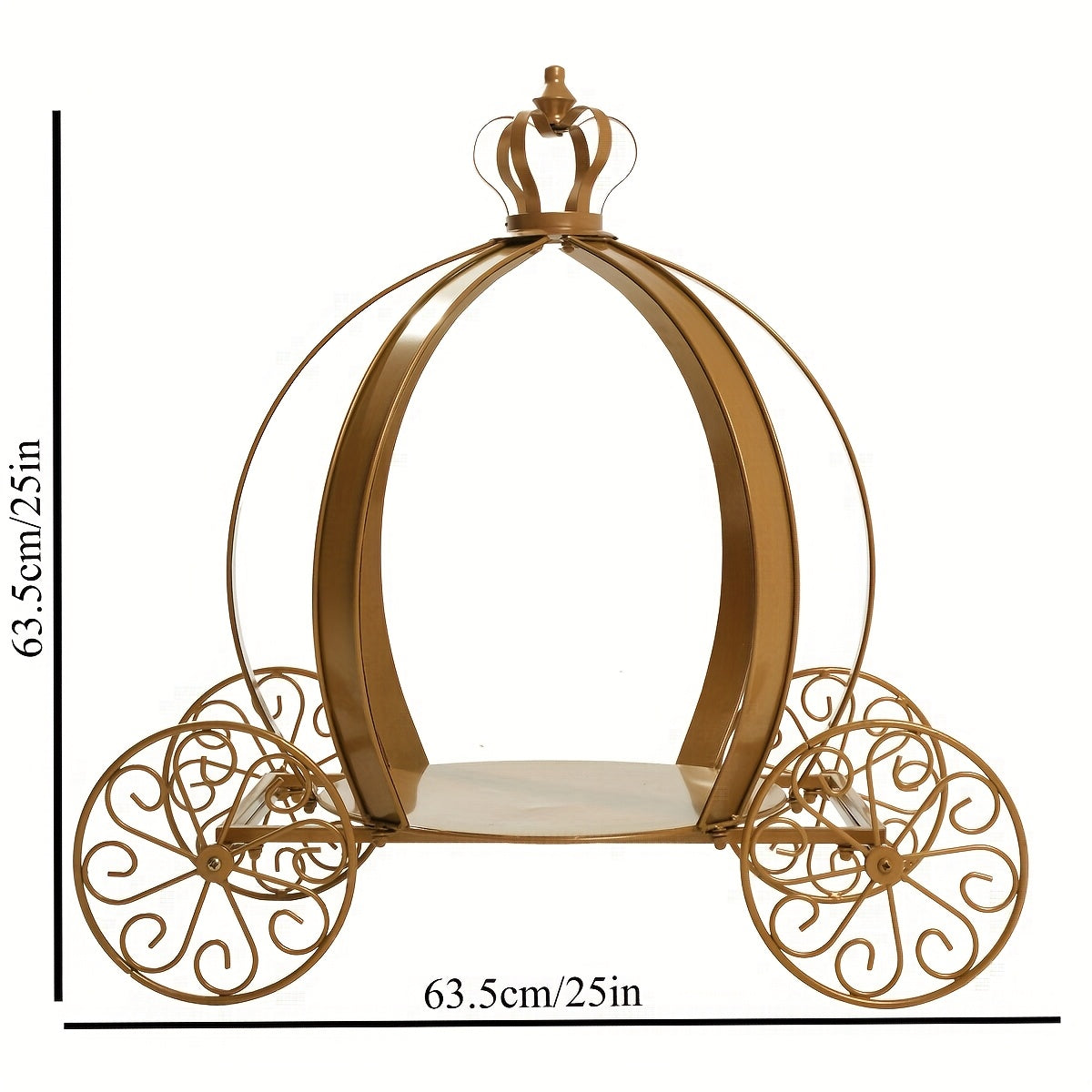 Enormous Pumpkin Carriage Cake Stand, 25 Inches Tall, Beautiful Pumpkin Carriage, Centerpiece, Wedding Decoration, Local Warehouse, Kitchen Accessory, Graduation Season, Wedding
