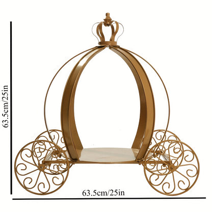 Enormous Pumpkin Carriage Cake Stand, 25 Inches Tall, Beautiful Pumpkin Carriage, Centerpiece, Wedding Decoration, Local Warehouse, Kitchen Accessory, Graduation Season, Wedding