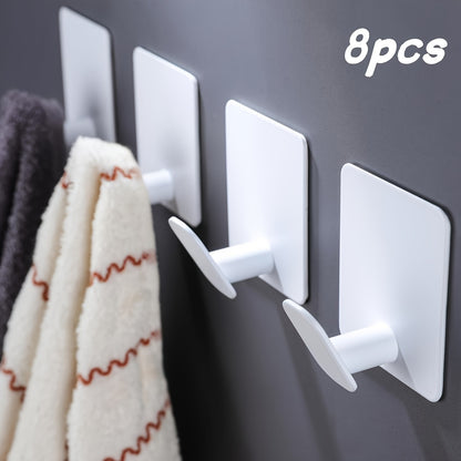 Easy-to-Install Adhesive Towel Hook for Bathroom, Kitchen - Durable Holder for Pajamas, Clothes, Hats, And Keys/ Bathroom Accessories