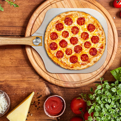 7/8pcs Professional Oven Pizza Slate Set, Pizza Tools, Including Heat-resistant Gloves, Oil Brushes, Shovels, Pizza Knives, Mixers, Shock Resistant And Heat-resistant Tools, Suitable for Family Gatherings, Holiday Gift Giving