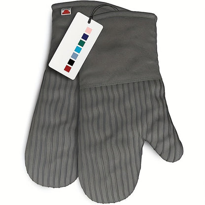 6pcs Oven Mitts And Pot Holders/ 1 Pair Oven Mitts, Kitchen Oven Glove High Heat Resistant Oven Mitts And Potholder With Non-Slip Surface For Cooking, Mother'S Day Gift
