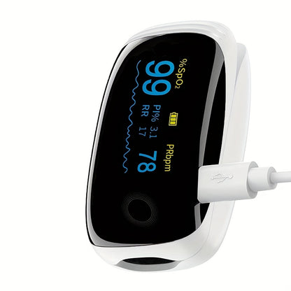 FDA Cleared VROVIRE Finger Pulse Oximeter, Fingertip Blood Oxygen Saturation with Pulse Monitor, Oximeter with Lanyard, Pulse Oximeter for Sport And Aviation Use, Thank You Note to Teacher for Gift