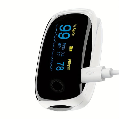 FDA Cleared VROVIRE Finger Pulse Oximeter, Fingertip Blood Oxygen Saturation with Pulse Monitor, Oximeter with Lanyard, Pulse Oximeter for Sport And Aviation Use, Thank You Note to Teacher for Gift