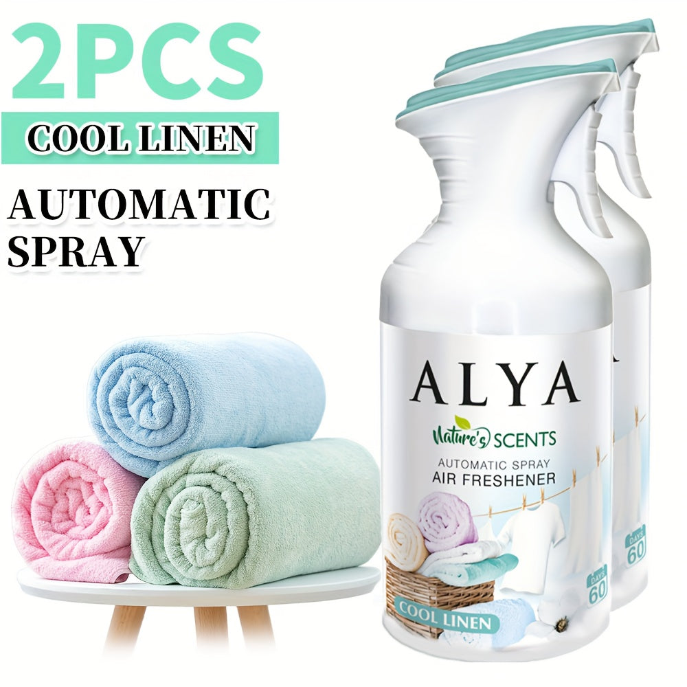 2/5pcs (8.45oz Each) Fragrances Aromatherapy Air Freshener Spray, 6 Scents - Lavender, Cool Linen, Magnolia, Mixed Berries, Ocean And Vanilla, Multi-Purpose Odor-Fighting Room Spray, Ideal for Car, Office, Home, Bathroom, Fabric, Closet Fresh Scent