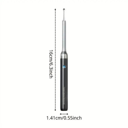 Tonsil Stone Remover with Camera 1080P HD Visual Oral Care Kit - 6 LED Lights, 5 Stainless Steel Tips, Wi-Fi App Control, USB-C Rechargeable Bad Breath Treatment Tool for iOS & Android