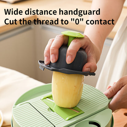 16-function Vegetable Chopper, Professional Onion And Potato Chopper, Multi-functional Food Chopper, Kitchen Vegetable Slicer And Dicer, Vegetable Grater, Carrot Chopper with Container