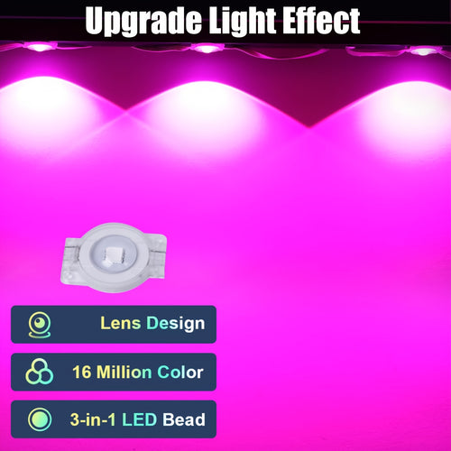 Permanent Outdoor Lights IP67 Waterproof – RGB LED Eaves Light, App & Remote Control, Color Changing for Halloween, Christmas, Holiday, Party & Daily Roof Lighting (20/30/50/100/200/300/500 FT)