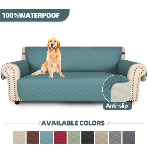 3Set 100% Waterproof Couch Covers For Pets Dogs With Non Slip Fabric, 2025 New Non Slip Dog Sofa Seat Covers With Side Pocket For 3 Cushion Washable Couch Cover Protector Sofa Slipcovers, Pet-Friendly, For Living Room, Office, And Home Decor.