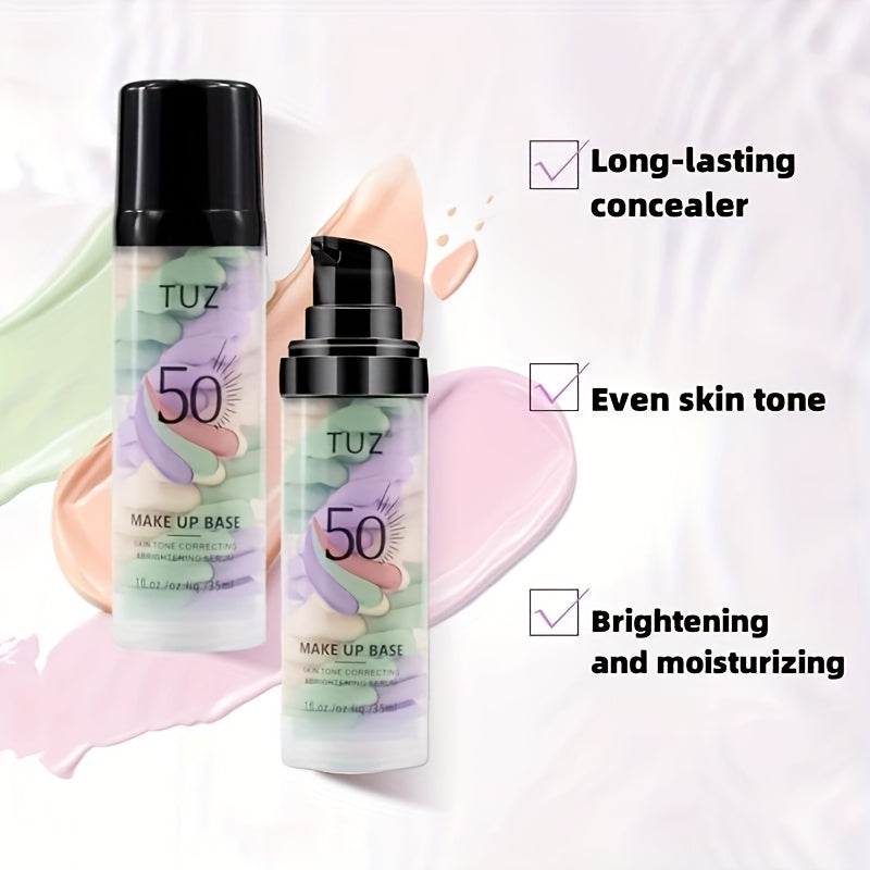 4pcs Tri-color Barrier Cream, A Variety Of Colors Mixed with BB Cream, Long-lasting Moisturizing, Light Texture, Natural Fit, Long-lasting Anti-smudge, Perfect for Travel And Gifts!