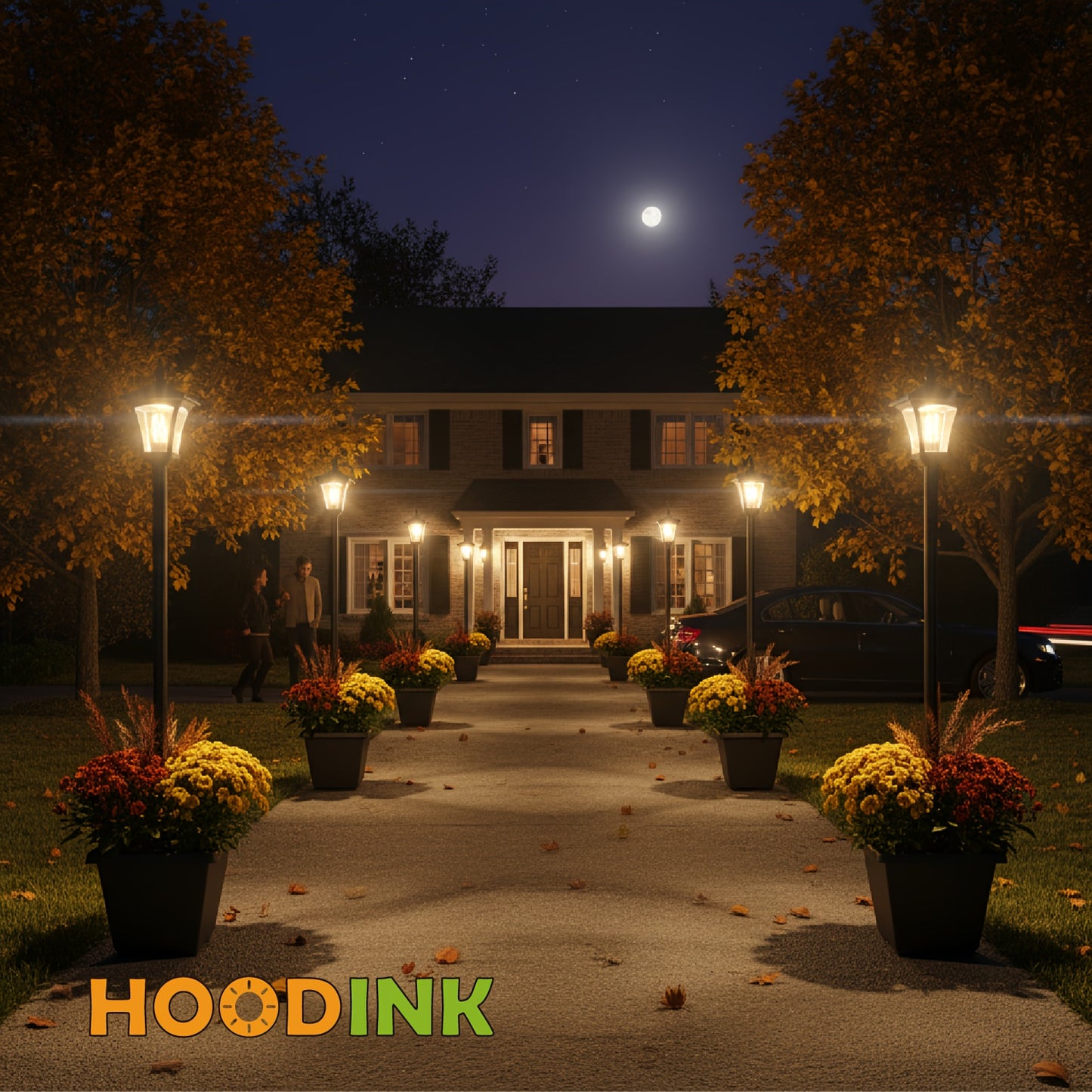 Solar Post Light, Warm White Light, Suitable for Outdoor Garden Decoration, 1pc IP44 Solar Pathway Light with Path Lighting and Festive Landscape Design - Perfect for Christmas and New Year Festive Atmosphere (60LM)