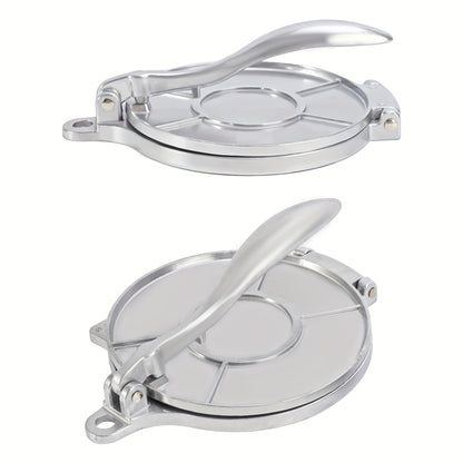 [Aluminum Tortilla Press] 6.5 Inch Tortilla Press, Tortilladora Press, Aluminum Tortilla Press, Flour Tortilla Press, Rotis Press, Quesadilla Press, Taco Maker