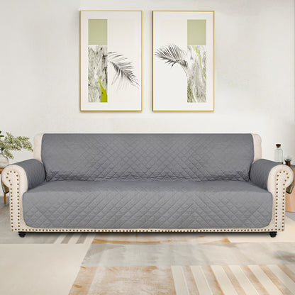 Universal Fit Sofa Slipcover Protector , Washable, Recliner & Loveseat Compatible, Elastic Strap, Pet-Friendly, Easy-On Design For 3, 4 Seater Sofas In Living Room.