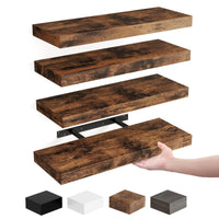 4pcs-Rustic Brown