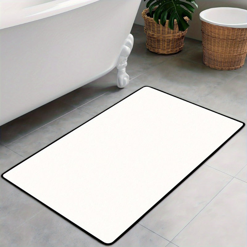 1pc Mermaid-Themed Non-Slip Quick-Dry Bath Mat - Absorbent Diatomaceous Earth Rug with Teal Green Ocean Design, Perfect for Bathroom, Kitchen, and Living Room Decor - Ideal Gift for Mermaid Lovers, Bathroom Rug