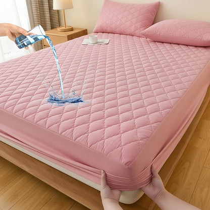 Mattress Protector Cover Soft Breathable Cooling Fitted Sheet Twin Full Queen King Deep Pocket Machine Washable Bed Cover for Home Hotel Minimalist Bedding Multiple Colors