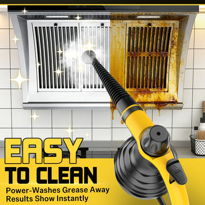 Multi-Surface Natural Steam Cleaner with 10 Accessories: Portable Power for Home