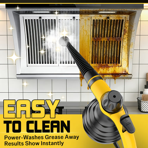Multi-Surface Natural Steam Cleaner with 10 Accessories: Portable Power for Home