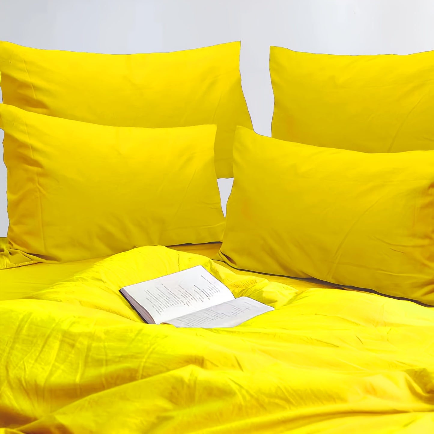 4pcs Softtouch Microfiber Pillowcases - 90Gsm Brushed Wrinkle & Envelope Closure Pillow Covers, Polyester, Multi-Color Options for All Bed Sizes, 1000Tc