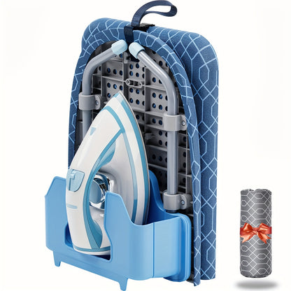 Portable Tabletop Ironing Board with Iron Holder & 2 Heat-Resistant Covers - Compact Ironing Board Suitable for Home Travel, Non-Slip Feet & Metal Frame - Ideal for Small Spaces, as a Gift for s,, (Iron Not Included)