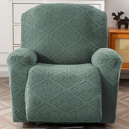 4pcs Stretch Recliner Slipcovers Recliner Chair Covers Lazy Boy Recliner Covers Non-Slip Reclining Furniture Protector Sofa Couch Cover with Elastic Bottom, Home Decor