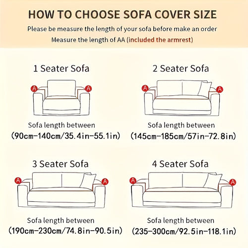 1 Striped Sofa Cover, Washable, Stretchy, Scratch And Slip-Resistant. Fits 1-4 Seaters, White Textured Zigzag Fabric. Great for Decor, Furniture Protection, Classic And Durable Design