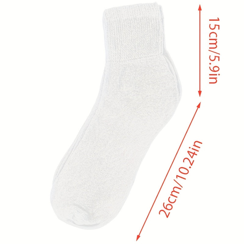 12 Pairs Diabetic Low Cut Socks Non Binding Cushioned Seamless