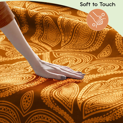 Lux Decor 4/6 Pieces Paisley Bed Sheet, Breathable Hotel Style Sheets, 100% polyester Sheets Deep Pockets, Easy-Fit, Soft & Wrinkle Free Cooling Bed Sheets, 6 Pc includes 4 pillowcases and 4 Pc (Twin & Twin xl) includes 2 pillowcases