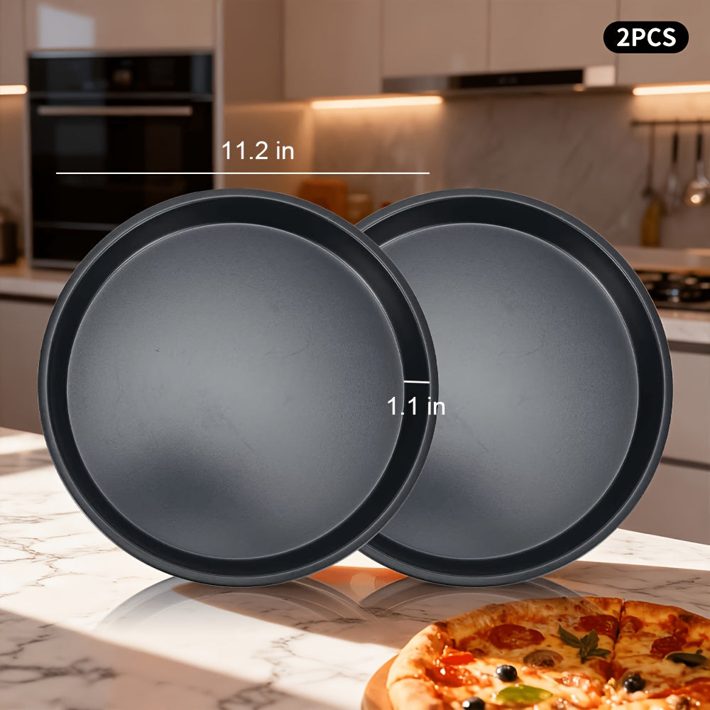 Nonstick Bakeware Set, Stackable Space-Saving Design Includes Round & Square Pans, Waffle Tray, Cookie Sheet, Baking Pan, Dishwasher Safe, 2pcs Round Pans Or 5/10pcs Set