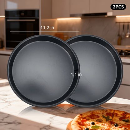Nonstick Bakeware Set, Stackable Space-Saving Design Includes Round & Square Pans, Waffle Tray, Cookie Sheet, Baking Pan, Dishwasher Safe, 2pcs Round Pans Or 5/10pcs Set