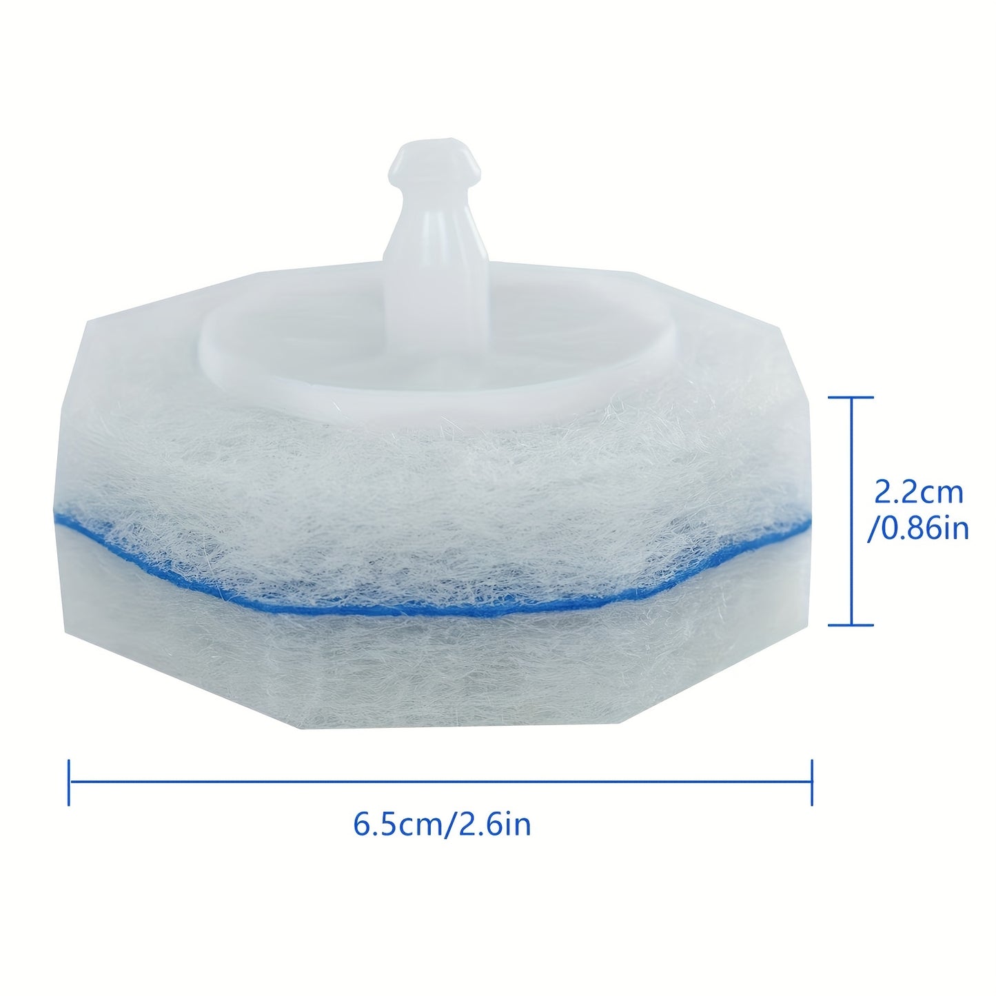 120/58 Count Toilet Wand Refills Without Handle, Disposable Fiber Toilet Wand Refills Compatible with CloroxxBrands Wand, Upgraded Fiber Brush Refills for Toilet Bowl Cleaning