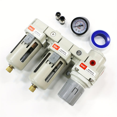 1pc AC3110-03 High Pressure Air Source Treatment Units Combination Compressed Aire Filter Regulator -  For Industrial & Commercial Use -  Regulates & Purifies Compressed Air