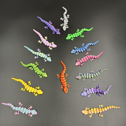 101 3D Printed Gecko Statues - Exquisite Home Decor, Desk Ornaments, Lucky Charms, Gifts for Mother'S Day And Father'S Day, Decorative Sculptures