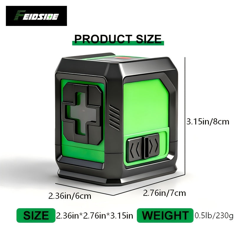 Green Laser Level with Tripod, Self-Leveling Green Horizontal And Vertical Cross Line Laser for Home Decoration. 39" Adjustable Tripod, Rotating Head And Adapter