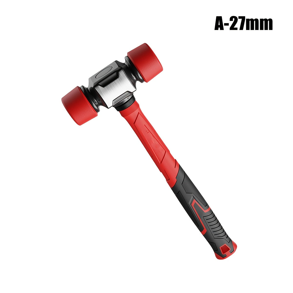 Industrial Grade Heavy-Duty Rubber Hammer, Installation Hammer, Hand Tools, Suitable for Flooring, Tile Installation, Carpentry, And Renovation Projects 27Mm And 36Mm