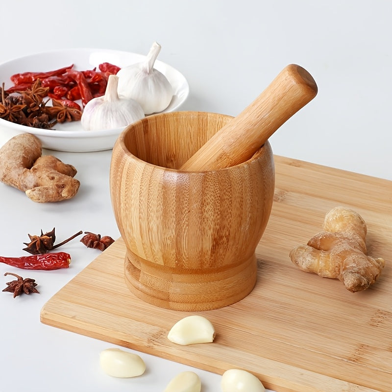 Food-Grade Multi-Functional Grinding Bowl, Suitable for Garlic, Herbs, and Pepper, Easy to Clean and Durable