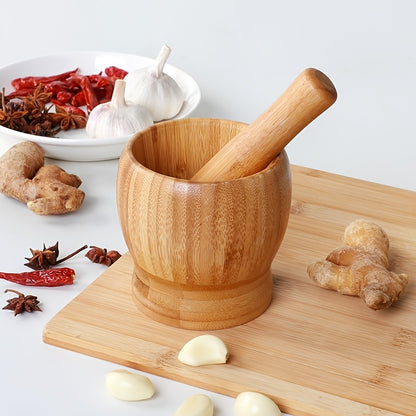 Food-Grade Multi-Functional Grinding Bowl, Suitable for Garlic, Herbs, and Pepper, Easy to Clean and Durable