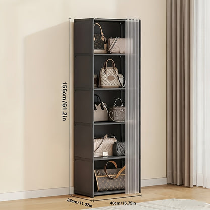6-Story Multi-Purpose Storage Rack, Easy to Install, 15.75-Inch Easy Clothing Storage Cabinet, Dust-Proof Miscellaneous Bookshelf, Suitable for Offices, Classrooms, Living Rooms, Bedrooms, Dormitories, Organization And Storage, Utility Racks