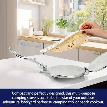 [Aluminum Tortilla Press] 6.5 Inch Tortilla Press, Tortilladora Press, Aluminum Tortilla Press, Flour Tortilla Press, Rotis Press, Quesadilla Press, Taco Maker