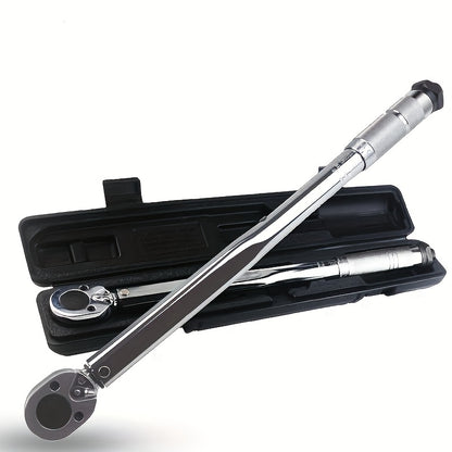 Torque Wrench Adjustable Drive 3/8" & 1/2" - Preset Click Torque Wrench for Automotive, Bike & Bicycle Maintenance, Ratchet Wrench with Dual Scale, Accurate & Durable, Gift for Husband & Car Enthusiasts