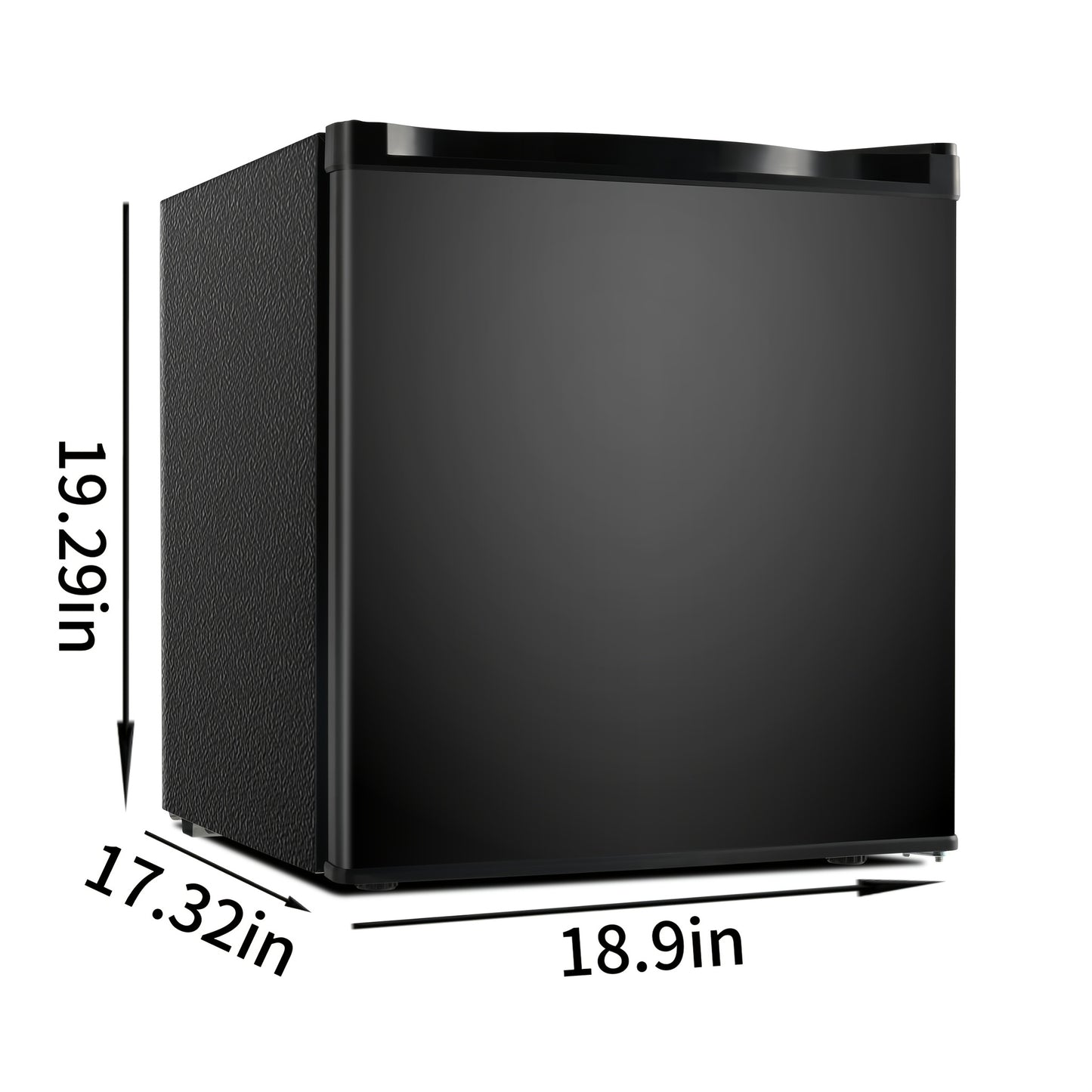 Mini Fridge with Freezer 1.7/3.5 Cu.Ft - Compact Refrigerator with Adjustable Thermostat, Energy Saving, Quiet 38dB, Perfect for Dorm, Bedroom, Apartment, Office & Home Use