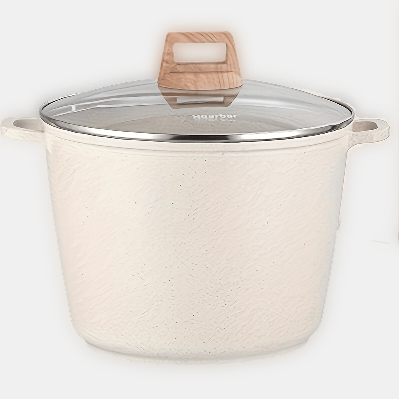 Hoarbar 10.5QT Large Capacity Non-Stick Stock Pot - High-Temperature Resistant, Induction & All Stovetops Compatible, Easy-Clean Design for Home Cooks & Families, Perfect Housewarming Gift