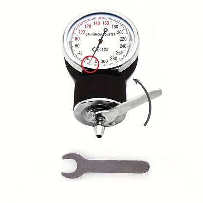 Professional Aneroid Sphygmomanometer with Stethoscope - Adult Sized BP Cuff 10"-16", Includes Case, Navy Blue & Black, No Battery Needed, Portable Blood Pressure Monitor for Home/Travel, Travel Health Essentials, Compact Design, Durable Construction, Eas