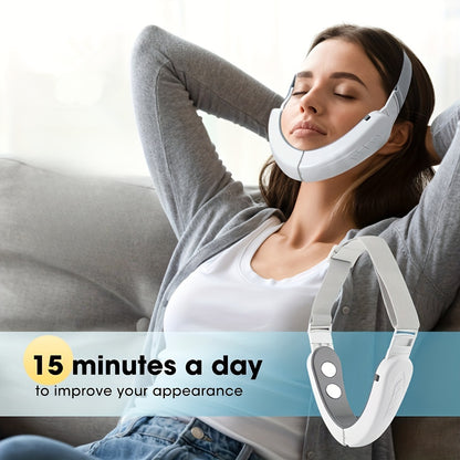 Intelligent Electric Facial And Neck Massager - USB Rechargeable, 200Mah Battery, Odorless Beauty Device Ideal for Gifting