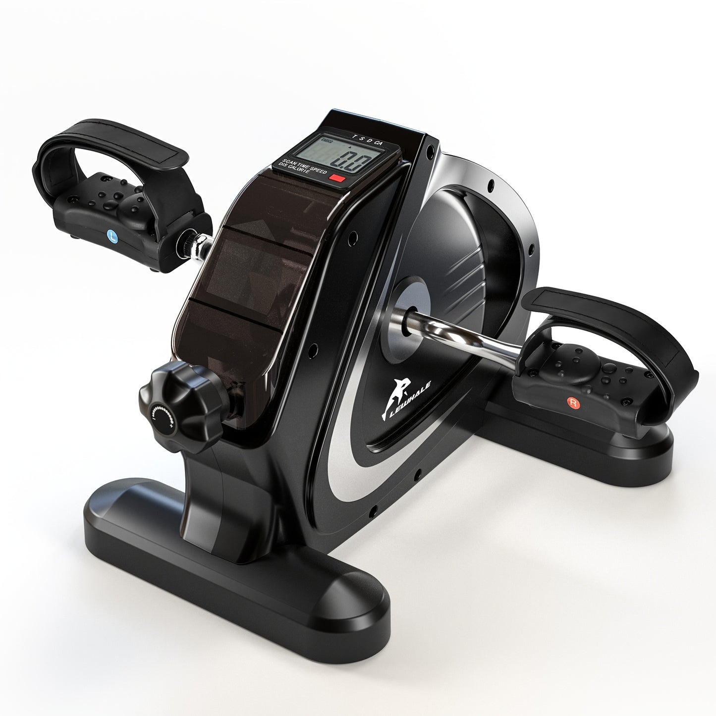 Portable Elliptical Trainer, Mini Exercise Bike For Home & Office, LCD Display, 8 Resistance Levels, Silent Anti-Slip Design, 350lb Capacity, For Arm & Leg Pedal Training, Ideal For Home, Office & Seniors