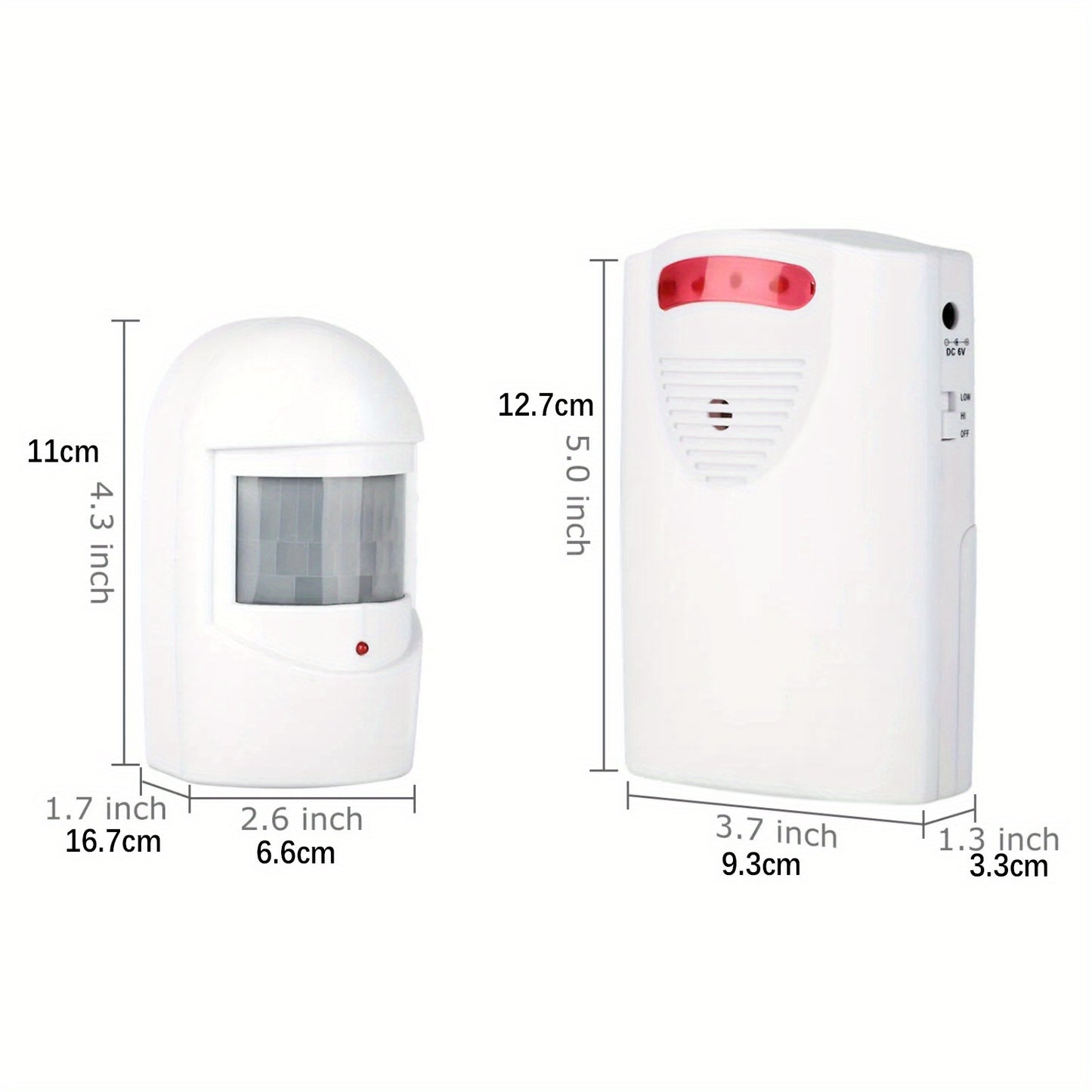 Advanced Infrared Motion Sensor Driveway Alarm for Home and Garage Security