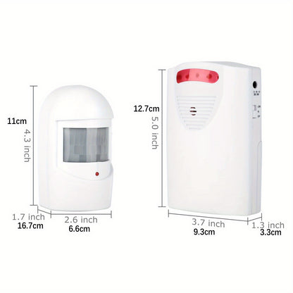 Advanced Infrared Motion Sensor Driveway Alarm for Home and Garage Security