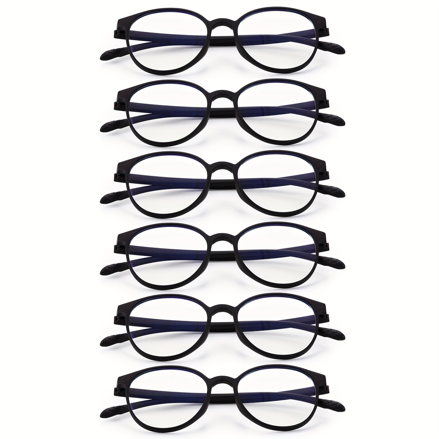 3Pack Rimless Reading Glasses for Women Blue Light Blocking Lightweight Metal Classic Computer Readers Anti Eyestrain