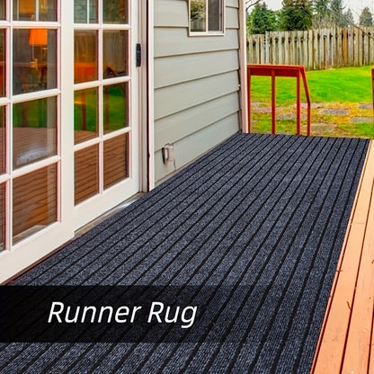 1pc (1800G/Square Meter) Runner Carpet with Rubber Backing, Non-Slip Laundry Room Carpet, Washable Indoor And Outdoor Carpet, Area Rug Mat for Entryways, Balcony