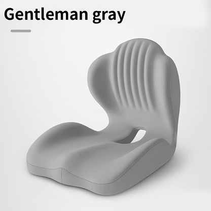 Memory Foam Seat Cushion Ergonomic with Back Support & Breathable Hollow Design – Comfortable Chair Pad for Office, Car Seat & Long Sitting, Unisex Gift